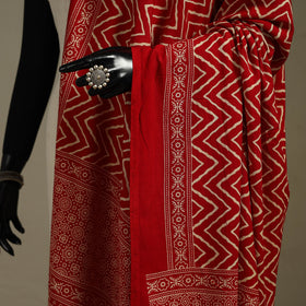 Kutch printed rayon dupatta 59 - handcrafted