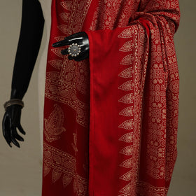 Kutch printed rayon dupatta 62 - handcrafted