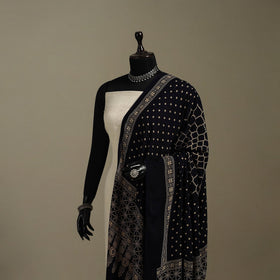 Kutch printed rayon dupatta 63 - handcrafted