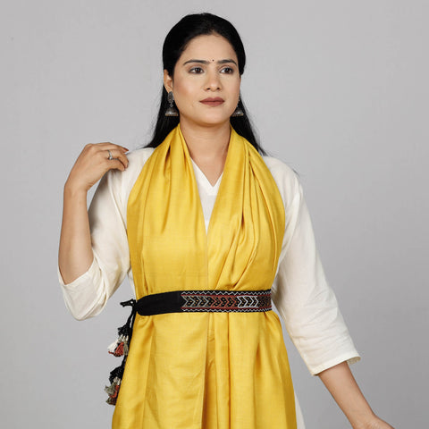  Mirror Work Kutch Embroidery Fabric Belt 