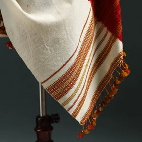 Kutch shibori tie-dye handwoven merino wool shawl 03