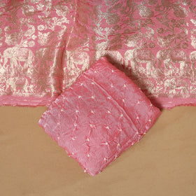 Kutch tie-dye bandhani modal silk meenakari zari work 3pc