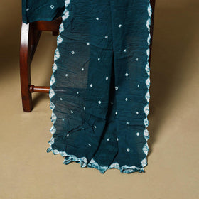 Kutch tie-dye bandhani satin cotton 3pc unstitched dress