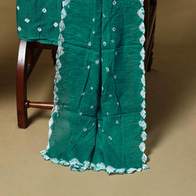 Kutch tie-dye bandhani satin cotton 3pc unstitched dress