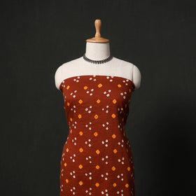 Kutch tie-dye cotton bandhani 2pc unstitched dress material
