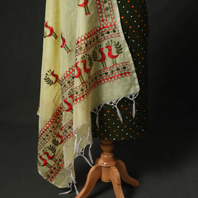Kutch tie-dye cotton bandhani 2pc unstitched dress material