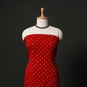 Kutch tie-dye cotton bandhani 2pc unstitched dress material