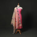 Kutch tie-dye cotton bandhani 2pc unstitched dress material