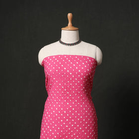 Kutch tie-dye cotton bandhani 2pc unstitched dress material