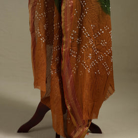 Kutch tie-dye cotton bandhani dupatta 30 - handcrafted