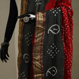 Kutch tie-dye cotton bandhani dupatta 35 - handcrafted