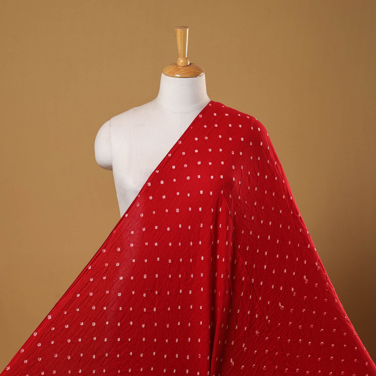 Kutch tie-dye cotton bandhani fabric 01 - handcrafted