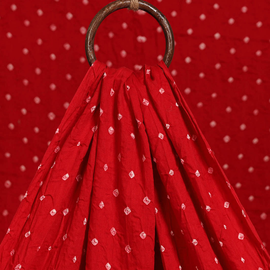 Kutch tie-dye cotton bandhani fabric 01 - handcrafted