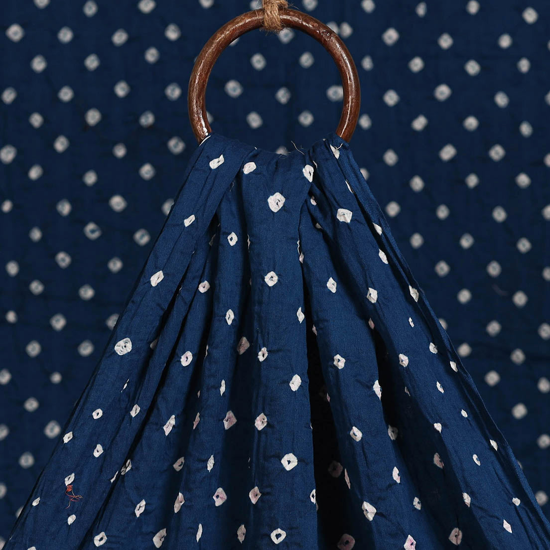 Kutch tie-dye cotton bandhani fabric 03 - handcrafted