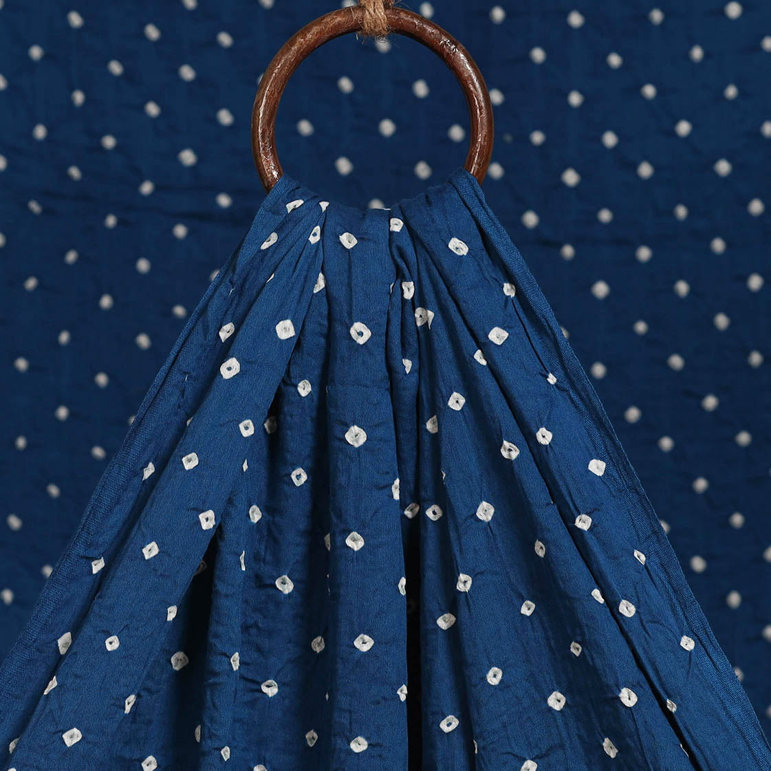 Kutch tie-dye cotton bandhani fabric 04 - handcrafted