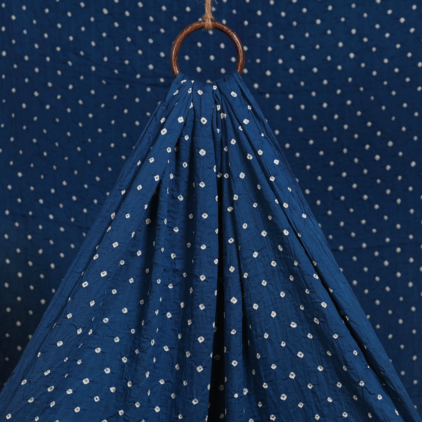 Kutch tie-dye cotton bandhani fabric 04 - handcrafted