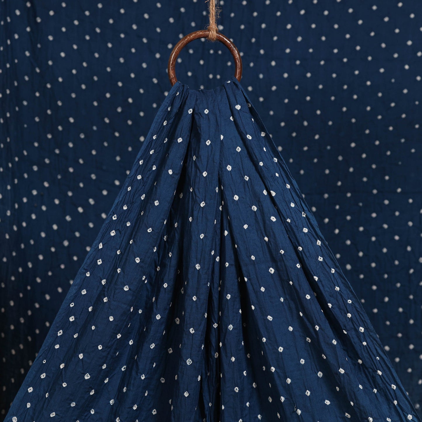 Kutch tie-dye cotton bandhani fabric 06 - handcrafted