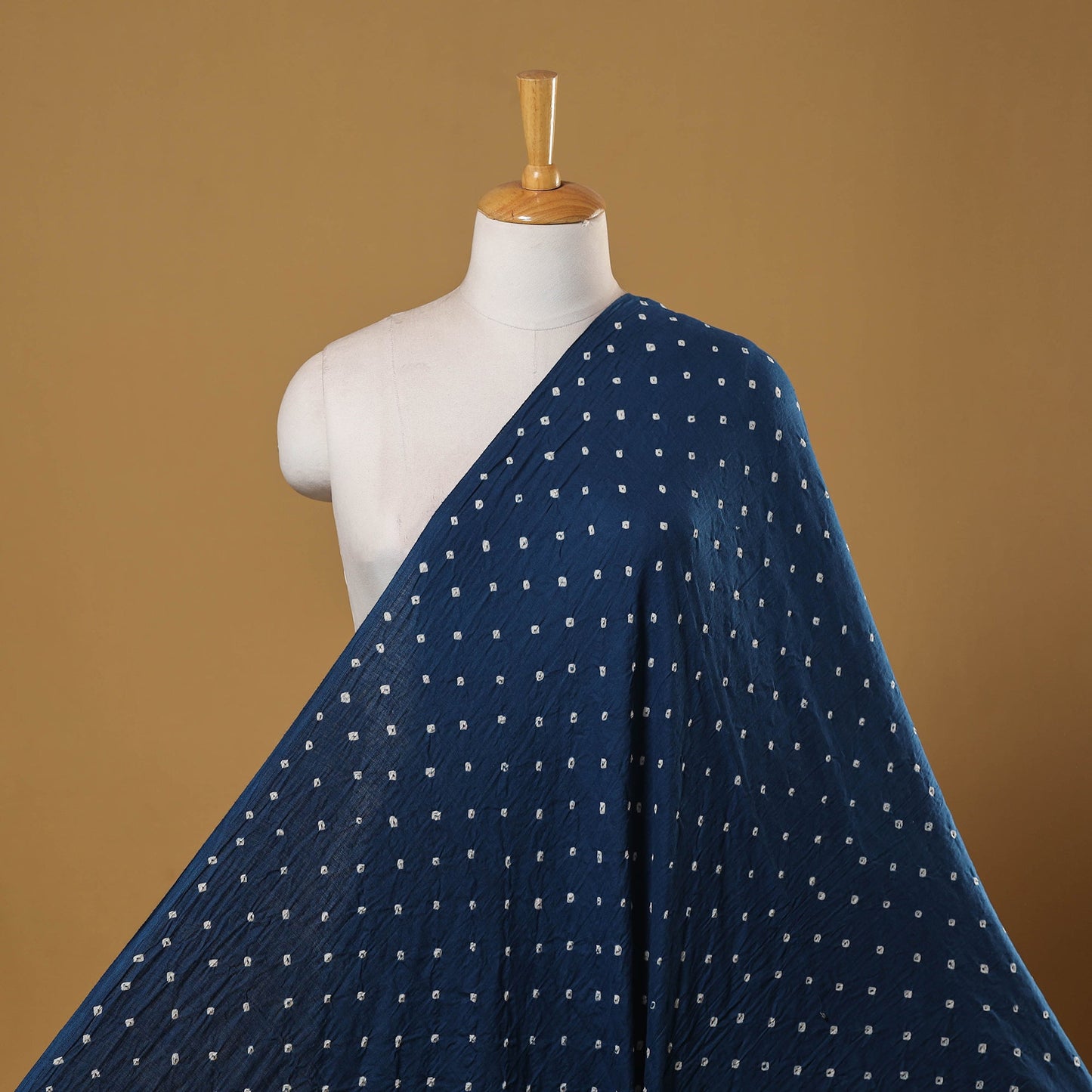 Kutch tie-dye cotton bandhani fabric 06 - handcrafted