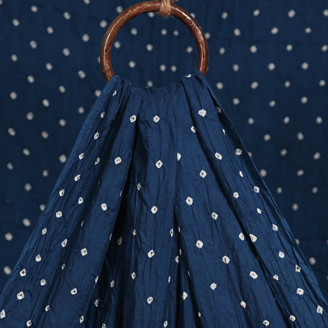 Kutch tie-dye cotton bandhani fabric 06 - handcrafted