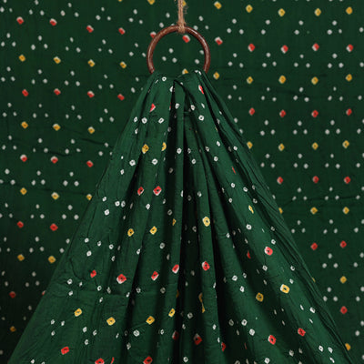 Kutch tie-dye cotton bandhani fabric 07 - handcrafted