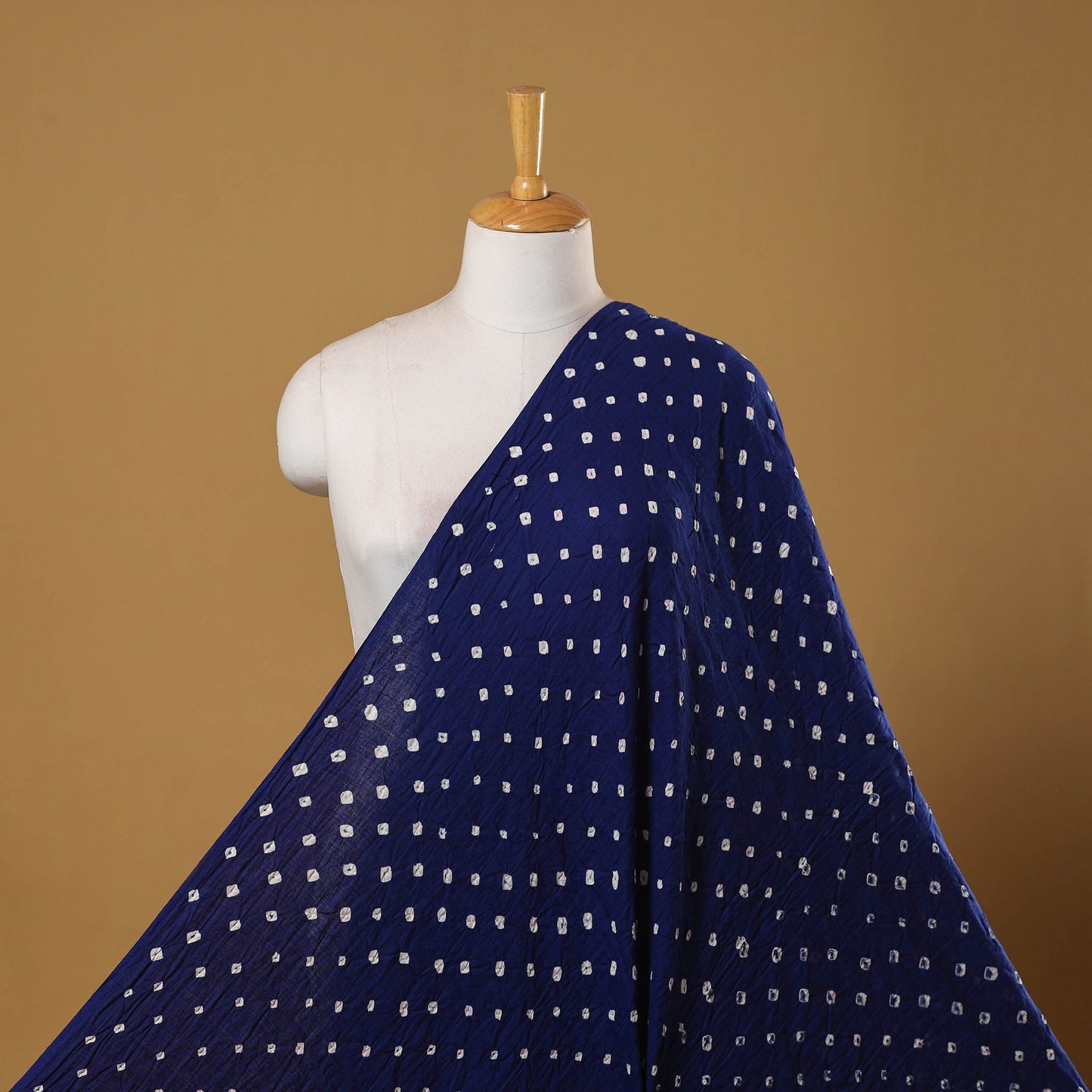 Kutch tie-dye cotton bandhani fabric 09 - handcrafted