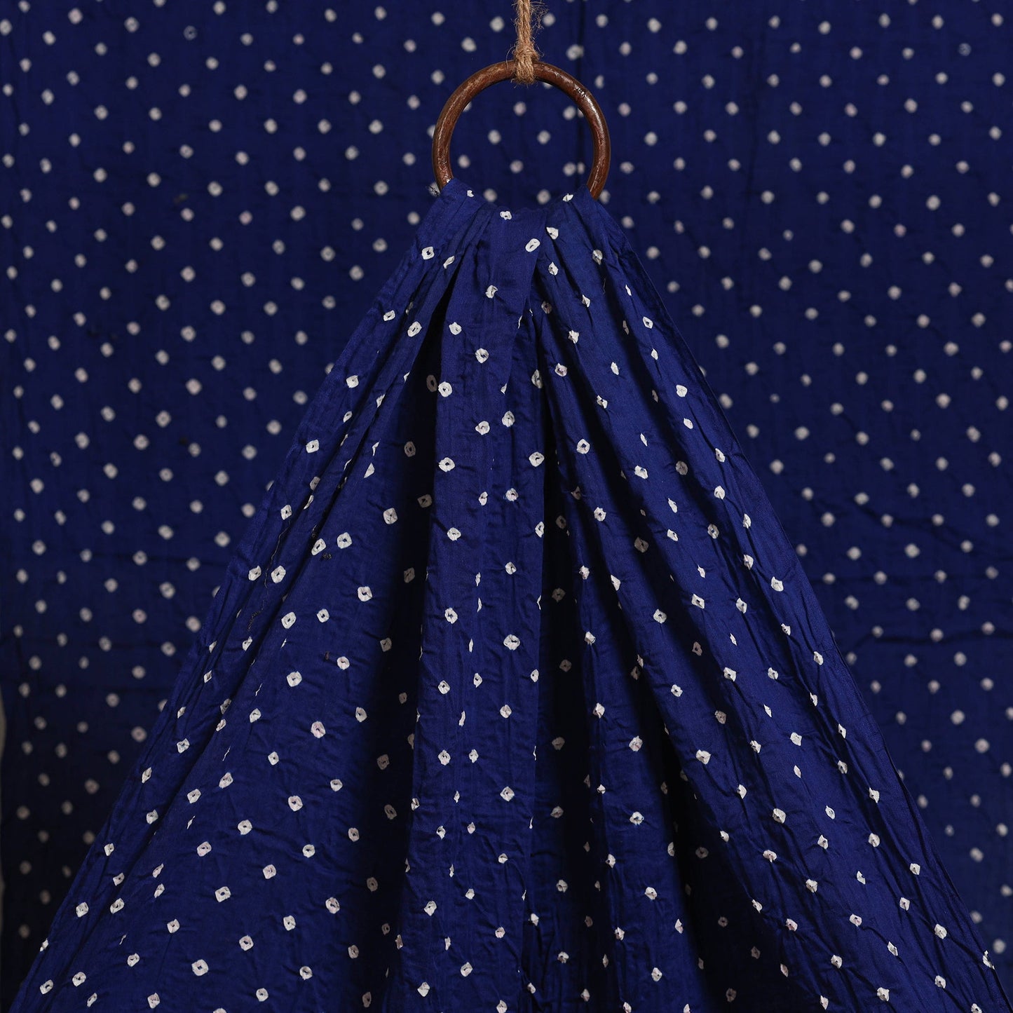 Kutch tie-dye cotton bandhani fabric 09 - handcrafted