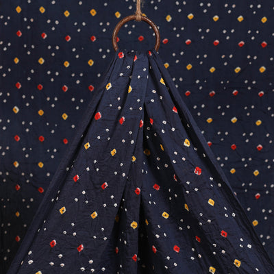 Kutch tie-dye cotton bandhani fabric 10 - handcrafted