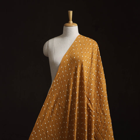 Kutch tie-dye cotton bandhani fabric 21 - handcrafted