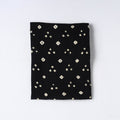 Black Black Kutch Tie-Dye Cotton Bandhani Precut Fabric