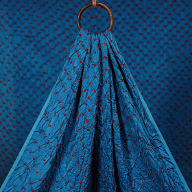 Kutch tie-dye modal silk bandhani fabric 01 - handcrafted