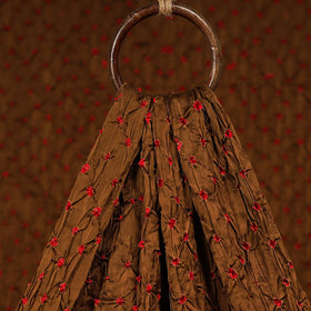 Kutch tie-dye modal silk bandhani fabric 04 - handcrafted