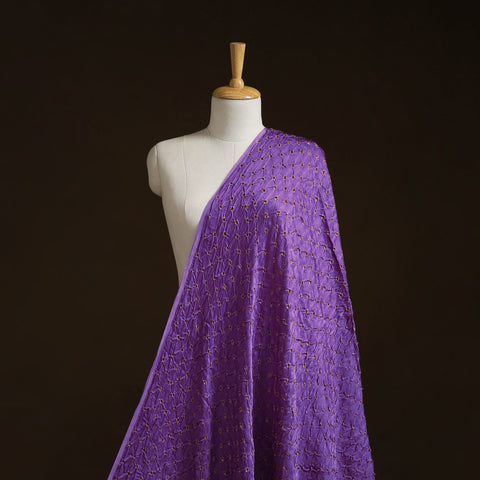 Kutch tie-dye modal silk bandhani fabric 09 - handcrafted