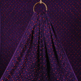 Kutch tie-dye modal silk bandhani fabric 13 - handcrafted