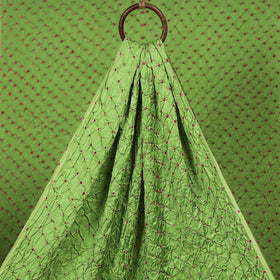 Kutch tie-dye modal silk bandhani fabric 19 - handcrafted