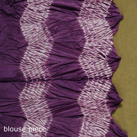 Kutch tie-dye pure cotton shibori saree 24 - handcrafted