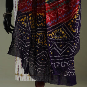 Kutch tie-dye pure mul cotton bandhani dupatta 15
