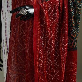 Kutch tie-dye pure mul cotton bandhani dupatta 16