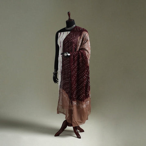 Kutch tie-dye pure mul cotton bandhani dupatta 24