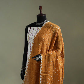 Kutch tie-dye pure mul cotton bandhani dupatta 26