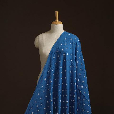 Kutch tie-dye pure mul cotton bandhani fabric 10