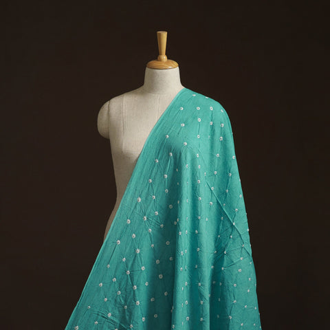 Kutch tie-dye pure mul cotton bandhani fabric 11