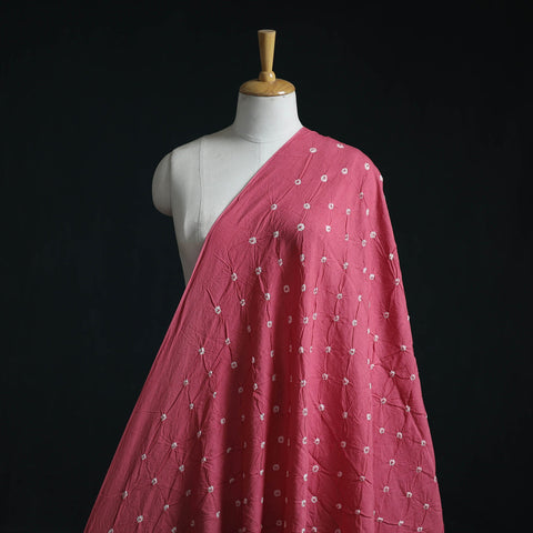 Kutch tie-dye pure mul cotton bandhani fabric 11