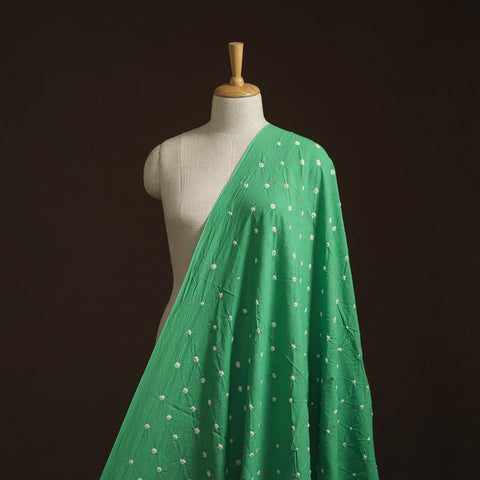 Kutch tie-dye pure mul cotton bandhani fabric 12