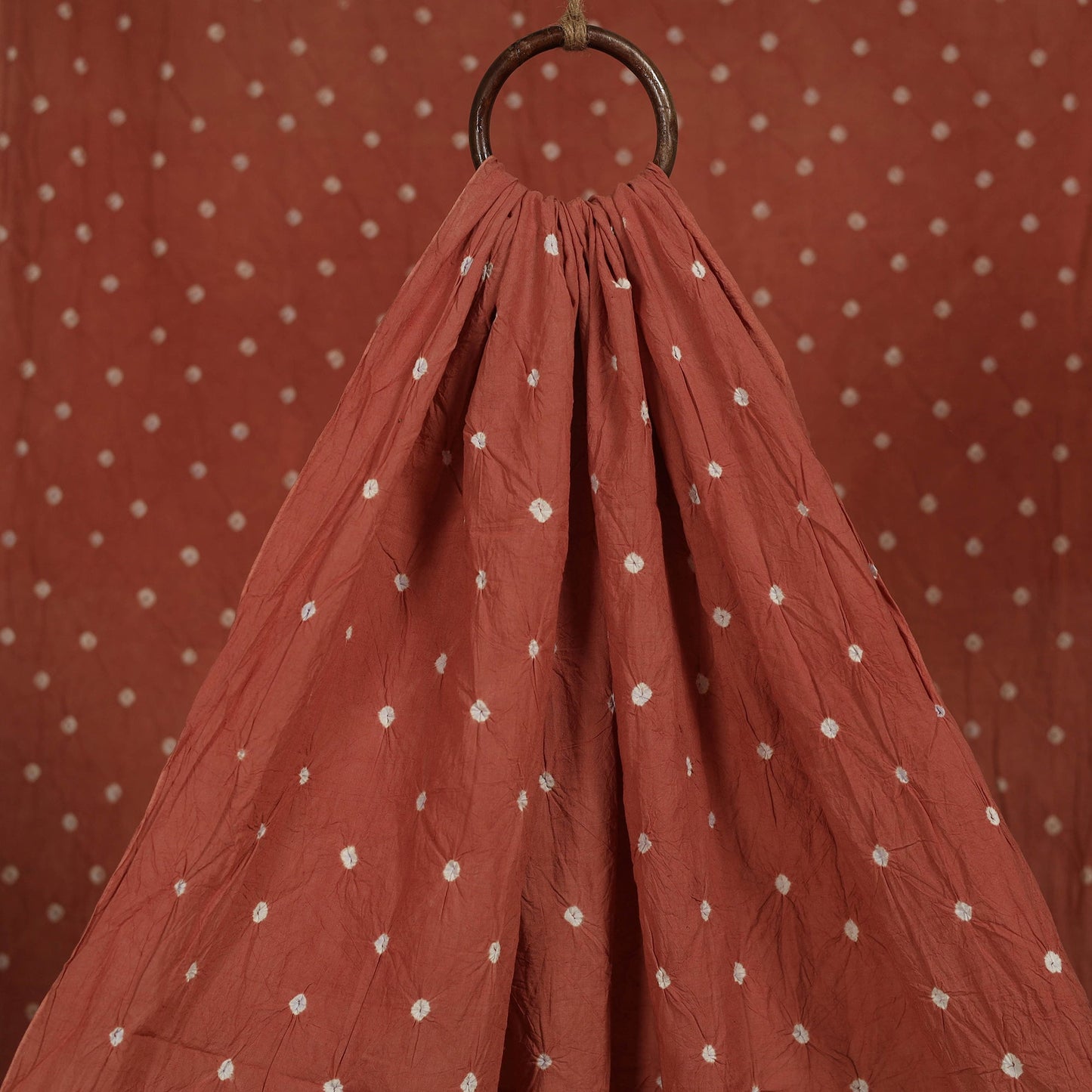 Kutch tie-dye pure mul cotton bandhani fabric 13