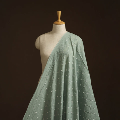 Kutch tie-dye pure mul cotton bandhani fabric 15