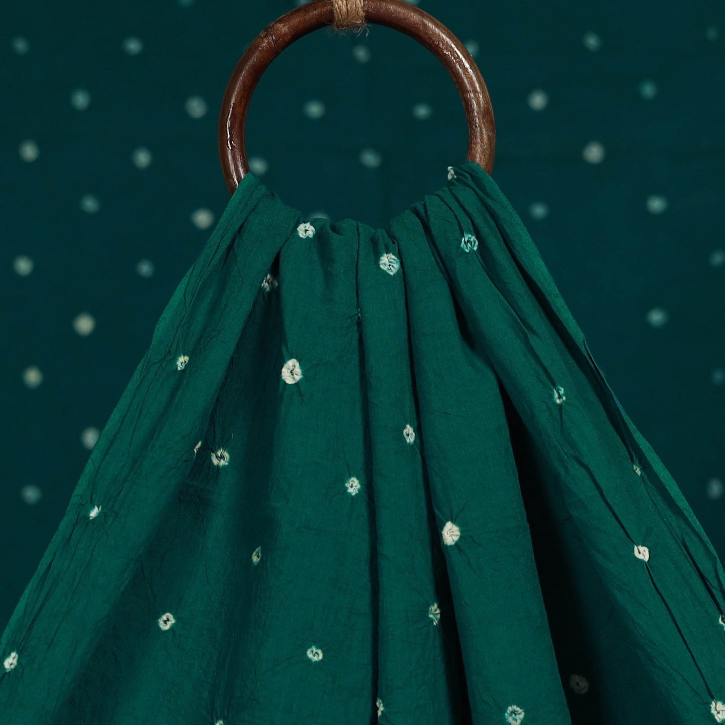 Kutch tie-dye pure mul cotton bandhani fabric 16