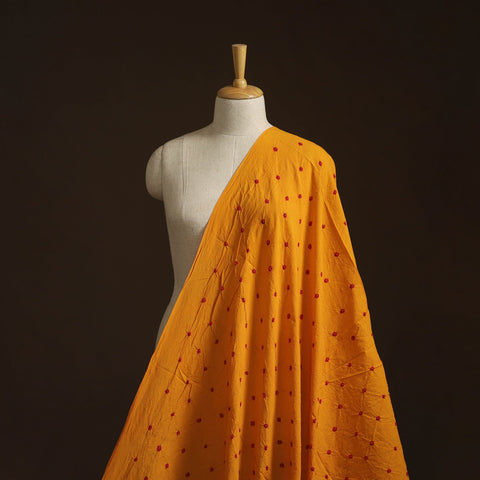 Kutch tie-dye pure mul cotton bandhani fabric 18