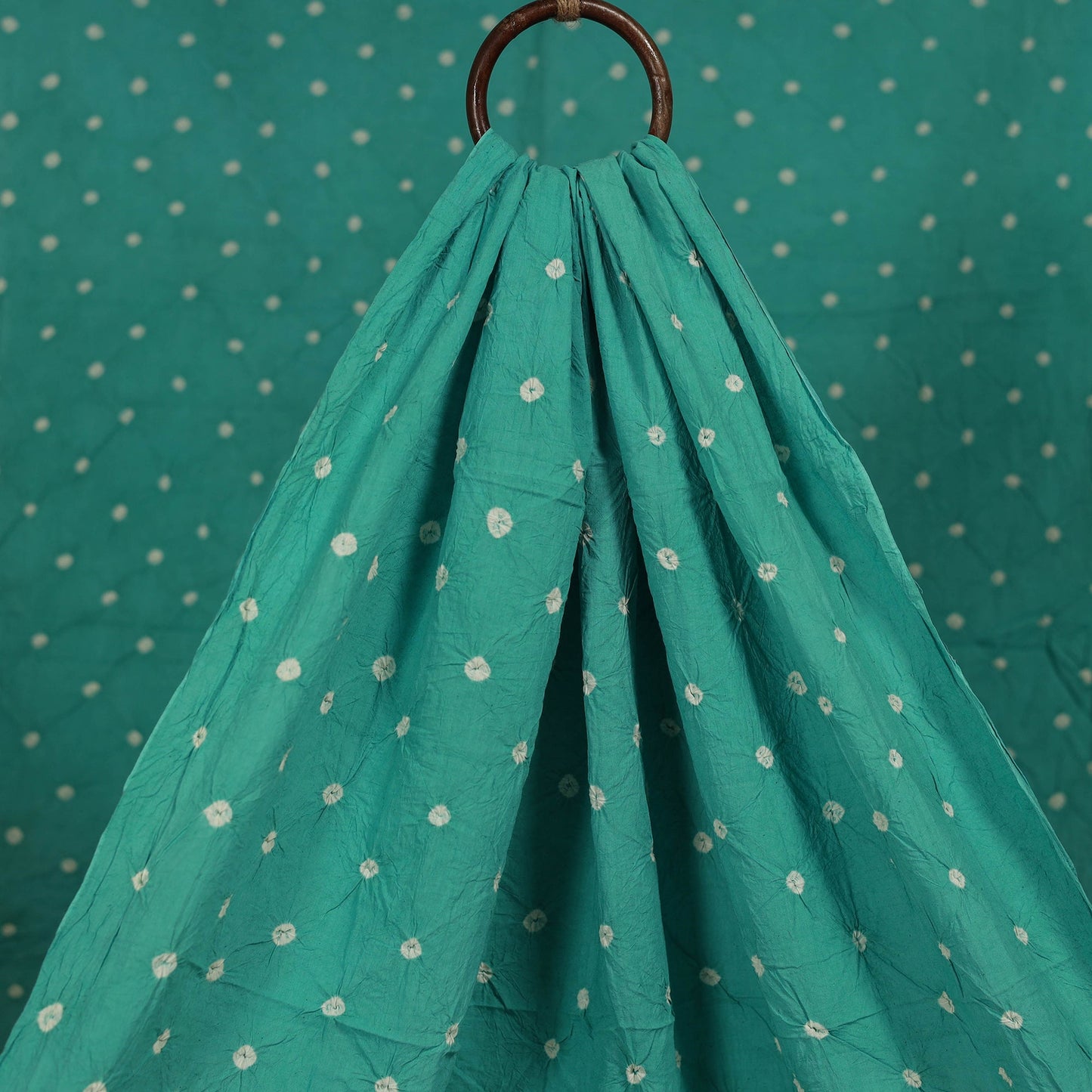 Kutch tie-dye pure mul cotton bandhani fabric 19