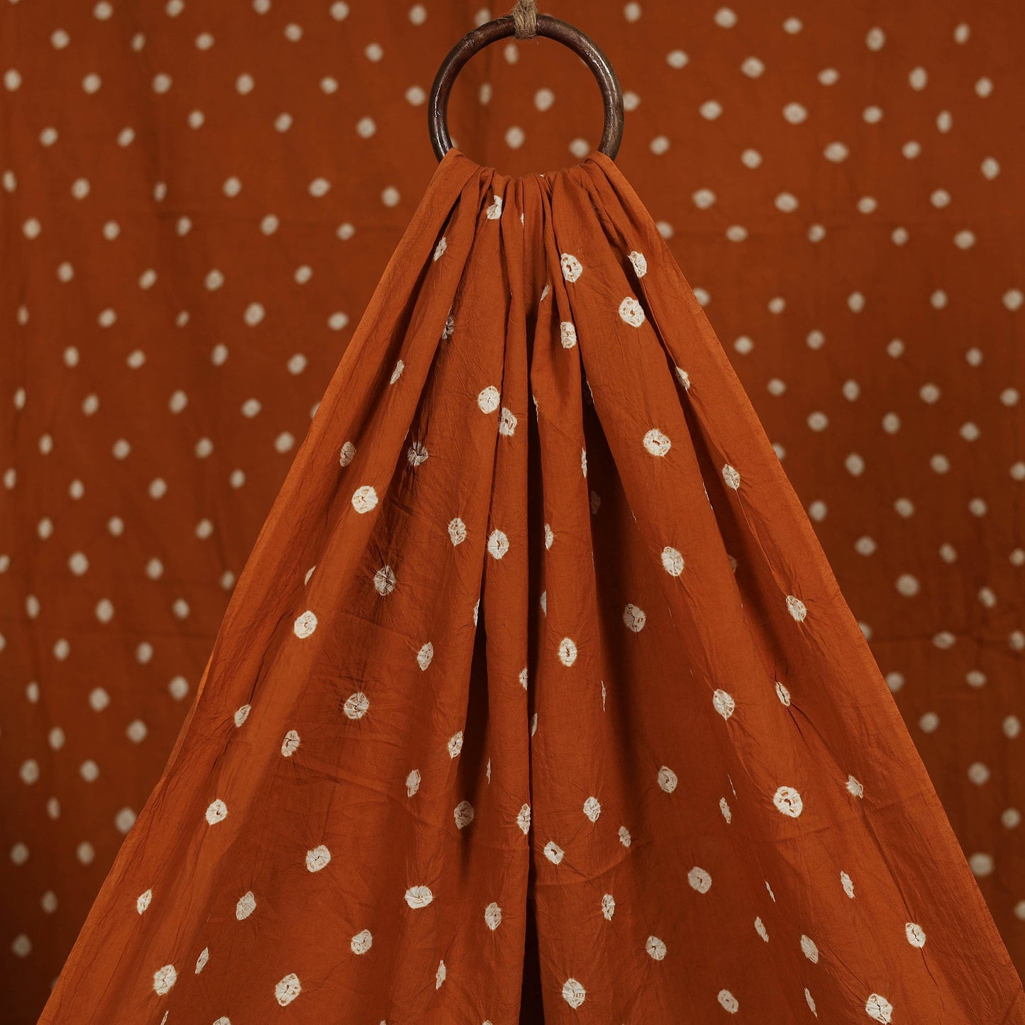 Kutch tie-dye pure mul cotton bandhani fabric 20
