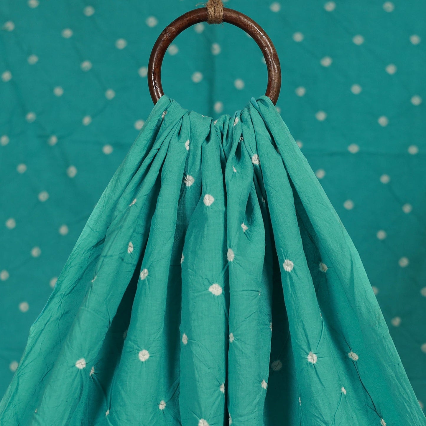 Kutch tie-dye pure mul cotton bandhani fabric 23